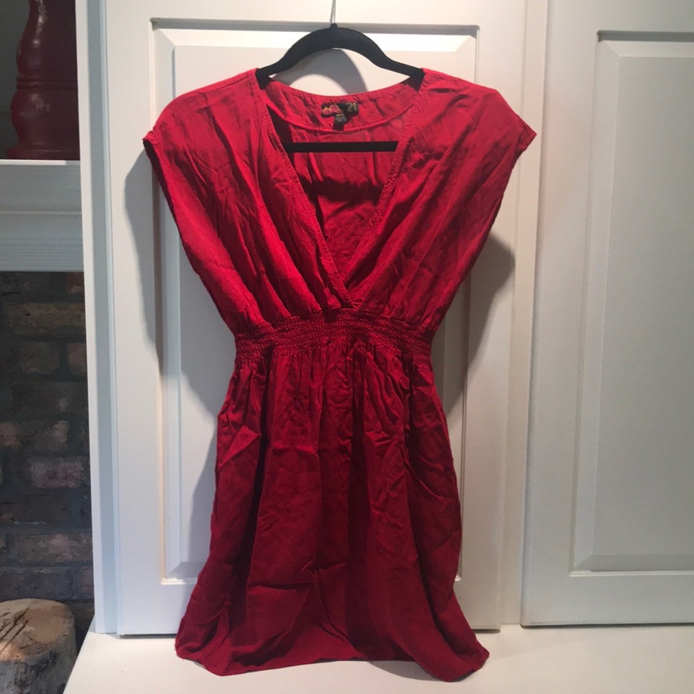 Red dress